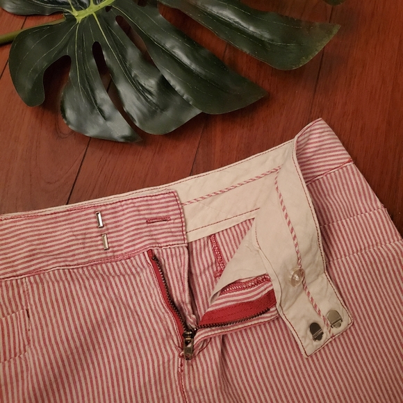 American Eagle 🦅 Red Striped Skirt - Picture 4 of 6